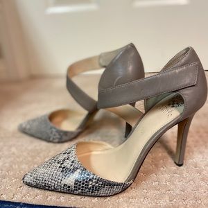 Snake skin heels